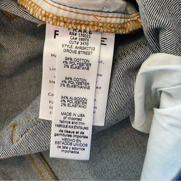 Frame Ali high rise cigarette jean - Picture 7 of 9